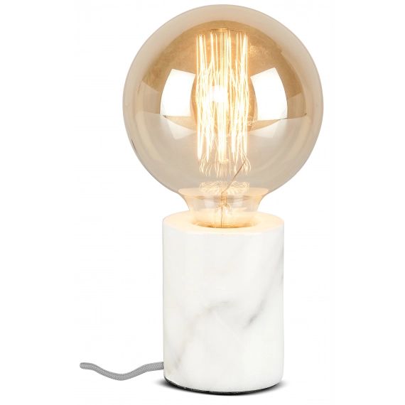 Lampe de table en marbre blanc H10cm