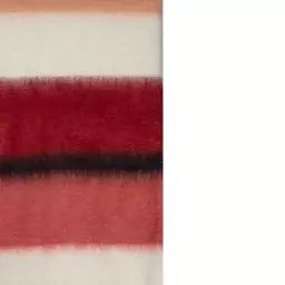 Plaid Plaids en Tissu, Laine – Couleur Rouge – 24.99 x 24.99 x 24.99 cm – Designer Sarah Lavoine