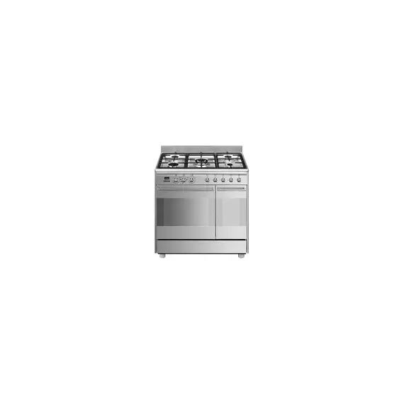 Piano de cuisson Smeg ESTHETIQUE  CLASSICA 90cm MIXTE INOX – SCB92MX8