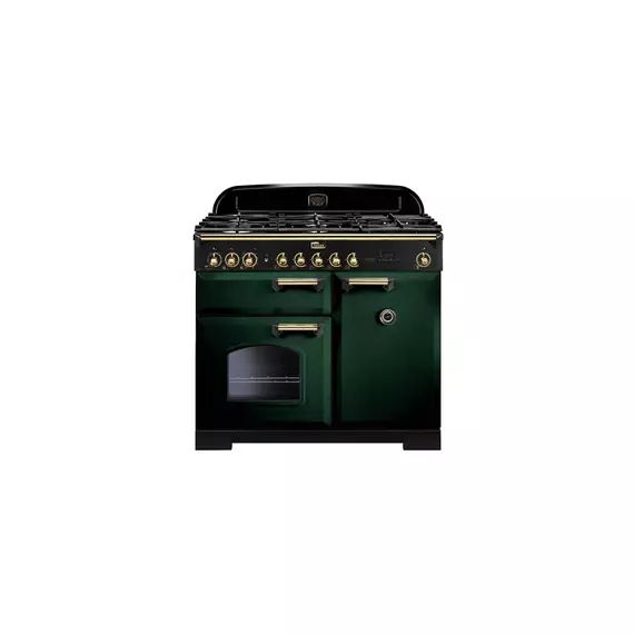 Piano de cuisson Falcon VERT ANGLAIS LAITON 100 CM GAZ CDL100DFRG/B-EU