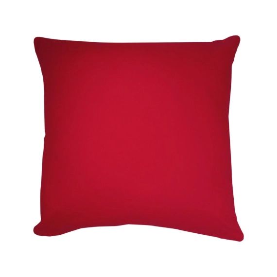 Coussin Sunny, rouge l.45 x H.45 cm