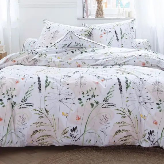 Housse de couette multicolore en coton 260×240