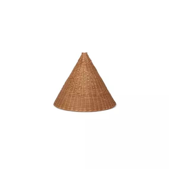 Abat-jour Lampes rotin en Fibre végétale, Rotin – Couleur Beige – 48.49 x 48.49 x 37 cm – Designer Trine Andersen