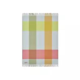 Plaid Plaid en Tissu, Laine – Couleur Multicolore – 26.21 x 26.21 x 26.21 cm – Designer Carole Baijings