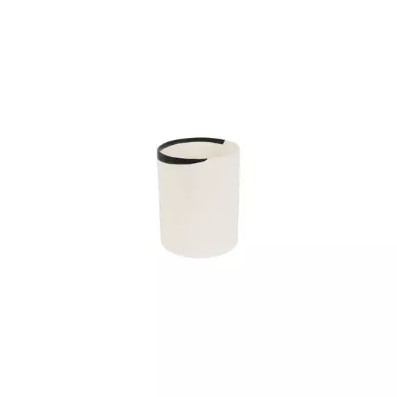 Pot à couverts Esquisse en Céramique, Céramique émaillée – Couleur Noir – 22.89 x 22.89 x 22.89 cm – Designer Sarah Lavoine