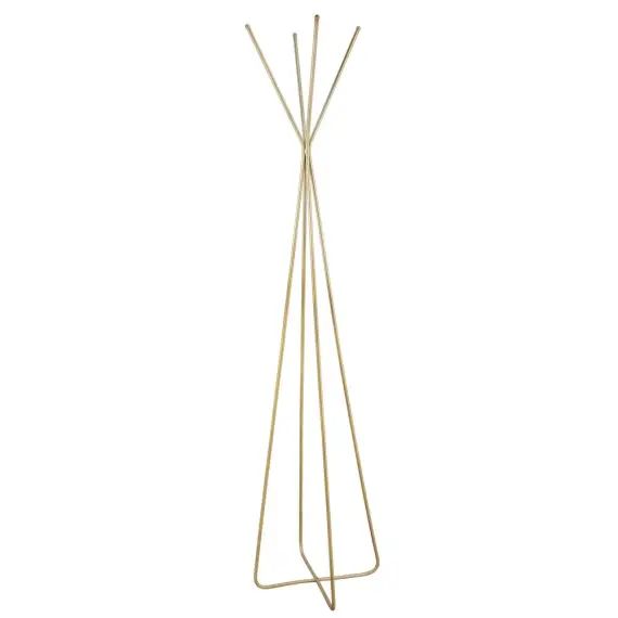 Portemanteau en métal doré mat CRAIG