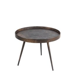 Jonamai – Table basse ronde en métal ø58cm – Couleur – Bronze