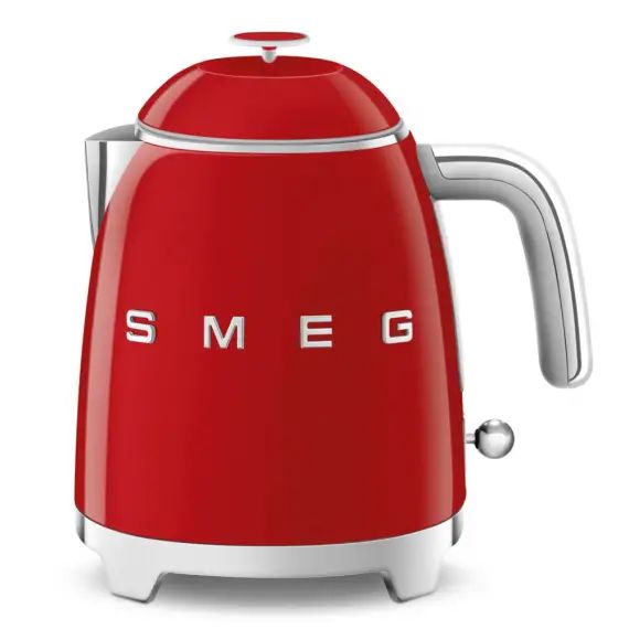 Bouilloire 0,8 l en inox rouge