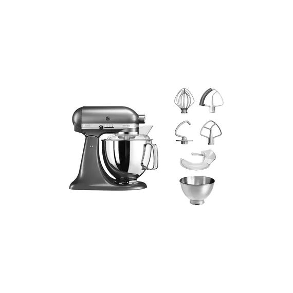 Robot pâtissier Kitchenaid ARTISAN GRIS ETAIN 4,8L- 5KSM175PSEMS