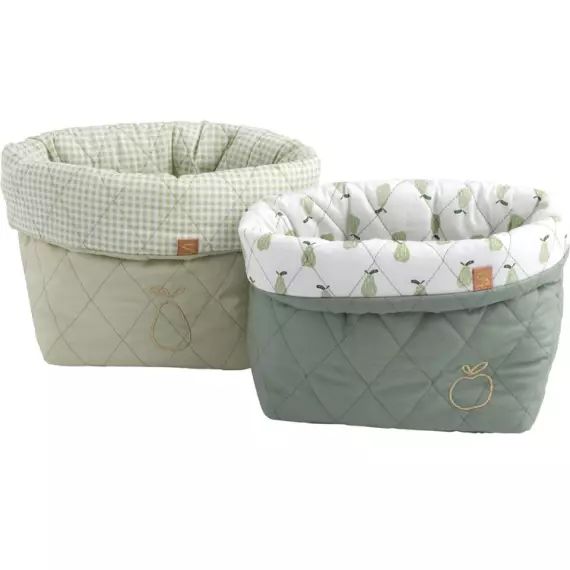 Lot de 2 paniers de rangement Botanica