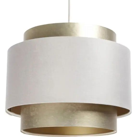 Suspension Tissu Blanc 40x40x31 cm