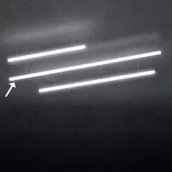 Lampe connectée Alphabet of light en Plastique, Aluminium – Couleur Blanc – 240 x 29.08 x 29.08 cm – Designer Bjarke Ingels Group