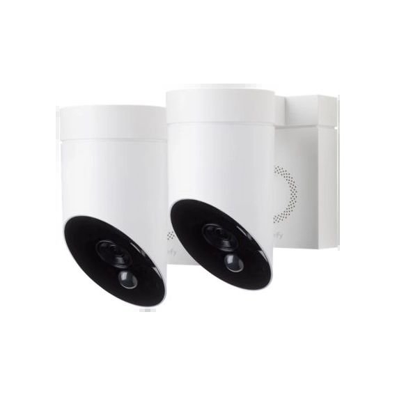 Accessoire pour alarme Somfy Protect Pack x2 Outdoor Camera blanche
