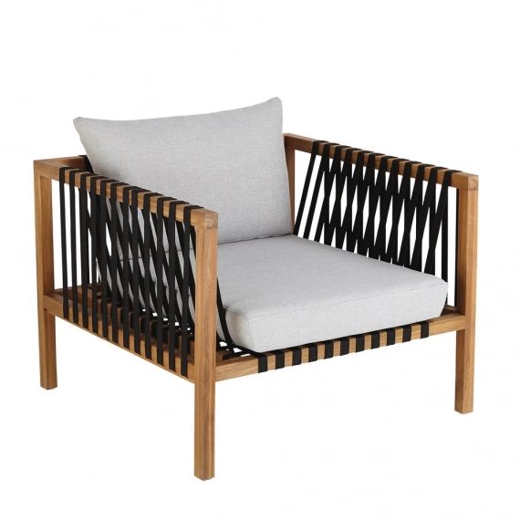 Fauteuil de jardin en acacia massif Naxos
