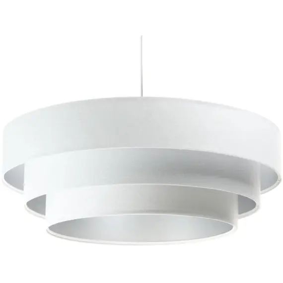 Suspension Tissu Blanc 60x60x25 cm