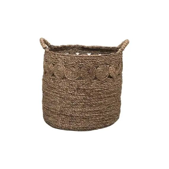 Panier en mendong marron