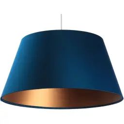 Suspension Tissu Bleu 50x50x27 cm