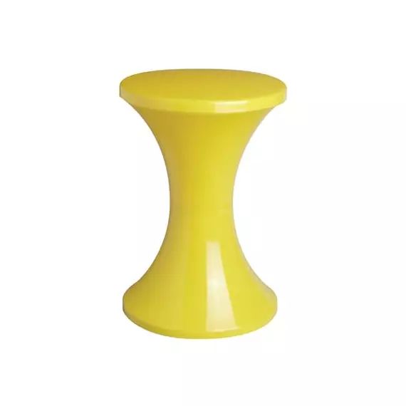 Tabouret Tabouret Tam Tam en Plastique, Polypropylène – Couleur Jaune – 32 x 32 x 45 cm – Designer Henry Massonnet