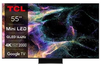 TV LED Tcl 55C845 55″ 4K QLED Mini-LED 144Hz 139cm 2023
