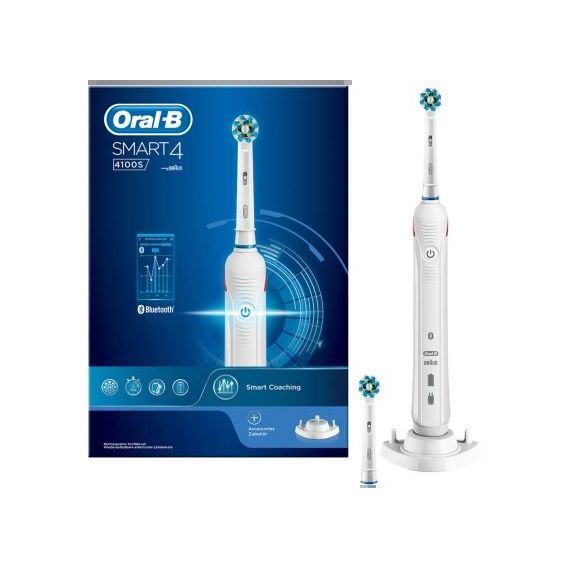 Brosse à dents électrique Oral-B Smart series 4100S blanche