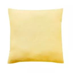 Coussin Pharell, jaune l.45 x H.45 cm INSPIRE