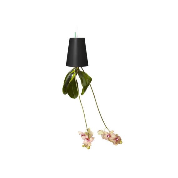 Jardinière suspendue Sky en Plastique, Polypropylène – Couleur Noir – 39.15 x 39.15 x 25 cm – Designer Patrick Morris