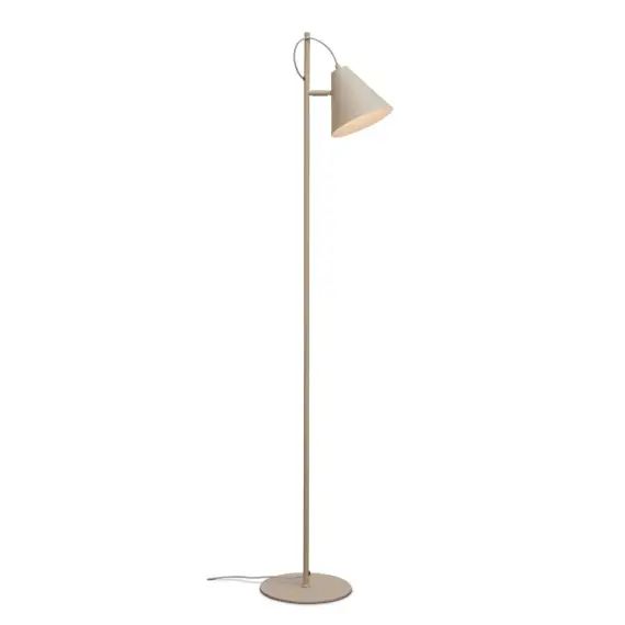 Lampadaire en métal sable, h. 151cm