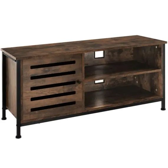 Meuble pour téléviseur TV Style industriel Bois foncé industriel,