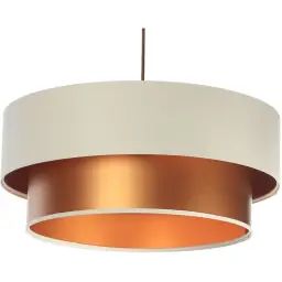 Suspension Tissu Beige