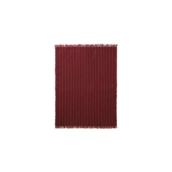 Plaid Plaids en Tissu, Soie – Couleur Rouge – 130 x 185 x 0.5 cm – Designer Mentze Ottenstein