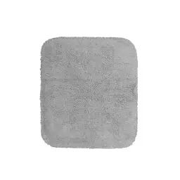 Tapis de bain doux gris clair coton 55×65