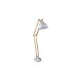 image de lampes à poser & lampadaires trépieds scandinave Lampadaire métal et bois ARTI coloris blanc
