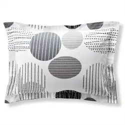 Taie d&rsquo;oreiller 50×70 grise en coton