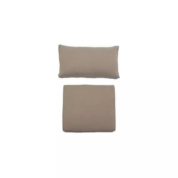 Housse de coussin Mundo en Tissu, Polyester – Couleur Marron – 66 x 18.17 x 9 cm