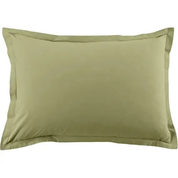 Taie d&rsquo;oreiller coton vert 50×70 cm