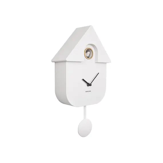 Horloge à pendule blanc