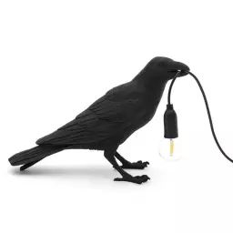 BIRD-Lampe à poser Oiseau Debout H18,5cm