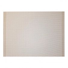 Set de table  en polyester ivoire/or 33 x 45