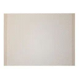 Set de table  en polyester ivoire/or 33 x 45