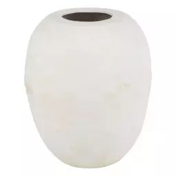 Vase en papier recyclé beige sable H67