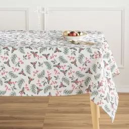 Nappe en coton antitâche dessin de nöel multicolore 140×240 cm