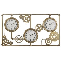 Horloges en métal doré 120×67