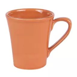 Lot de 2 mugs toscane 40 cl ocre  en faïence  orange