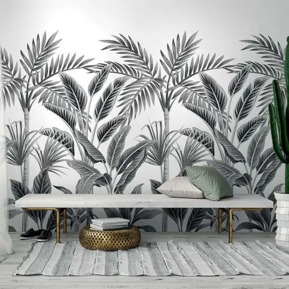 Papier peint rouleau palmeraie 53x840cm