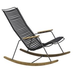 Rocking chair Click en Plastique, Métal – Couleur Noir – 64 x 103.54 x 91.5 cm – Designer Henrik  Pedersen