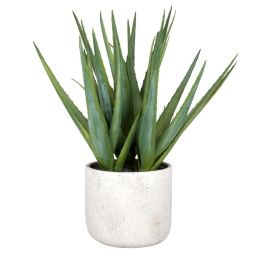 Aloe artificiel en pot