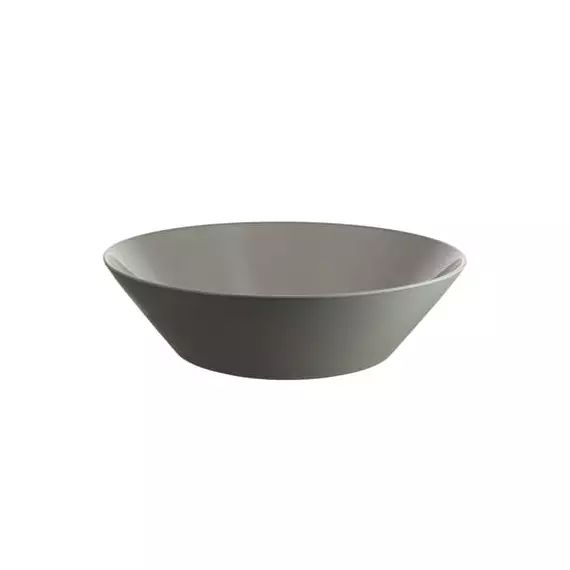 Saladier Tonale en Céramique, Céramique Stoneware – Couleur Gris – 34.76 x 34.76 x 9 cm – Designer David Chipperfield