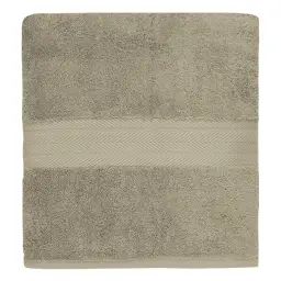 Drap de bain uni 550gr/m² Mastic 100×150