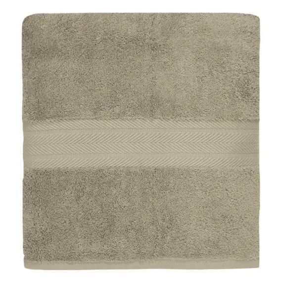 Drap de bain uni 550gr/m²  Mastic 100×150