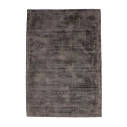 Tapis en viscose effet soyeux taupe 120×170